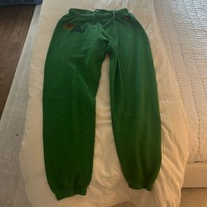 Green Aviator Nation Sweatpants — Size: S